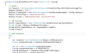 pay.sofort Intergrationsbeispiel